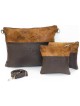 The Fur Collection Leather/Fur Strip Personalized  | Tefillin & Access